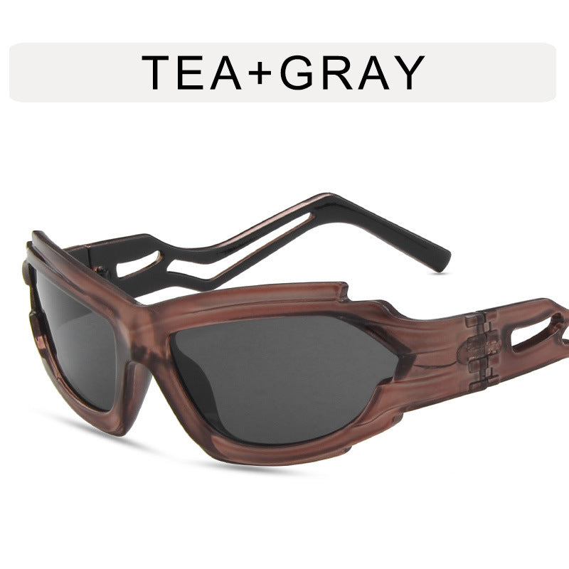 Wholesale Futuristic Riding PC Men's Sunglasses
